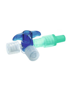 Dreiwegehahn blau Discofix C