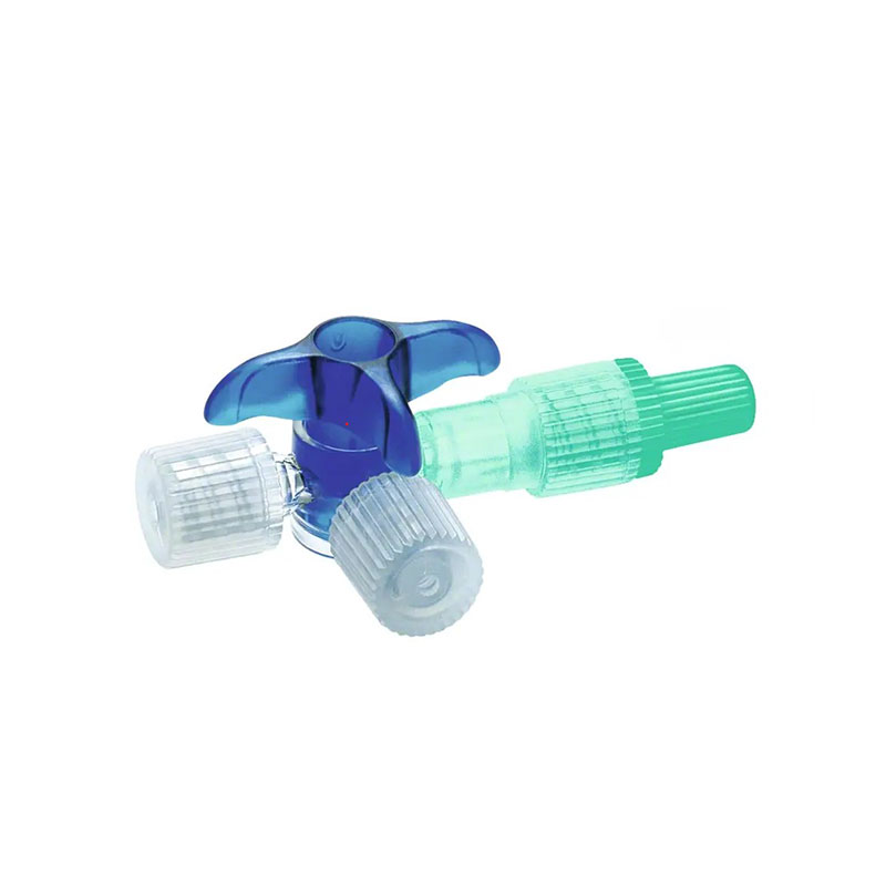 Dreiwegehahn blau Discofix C