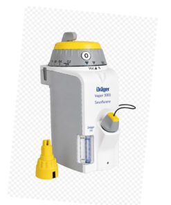 Dräger Vapor 3000 Sevoflurane Dräger Fill inklusive Adapter Neugeräte